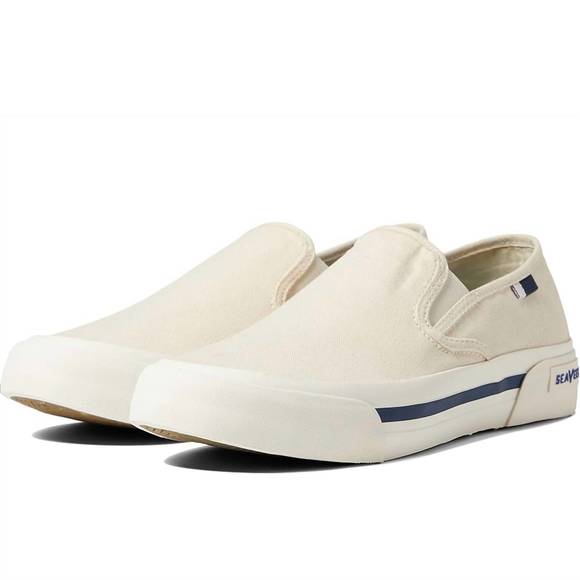 NEW SEAVEES men seachange slip on shoes in natural - Picture 1 of 9